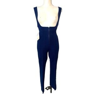 Obermeyer Women's Vintage NWT Ski Bib Overalls Wool Blend made in Japan